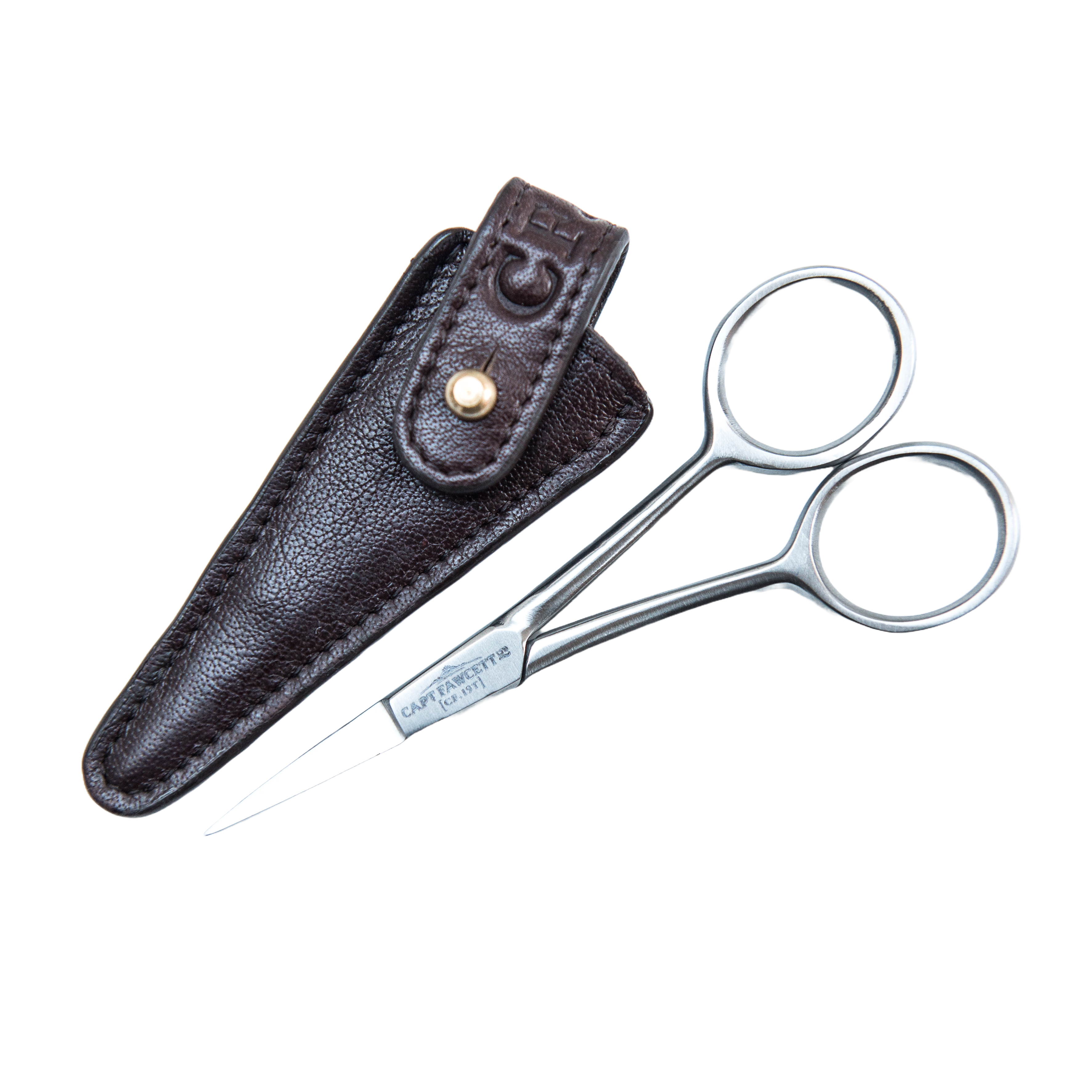 Grooming Scissors with leather pouch