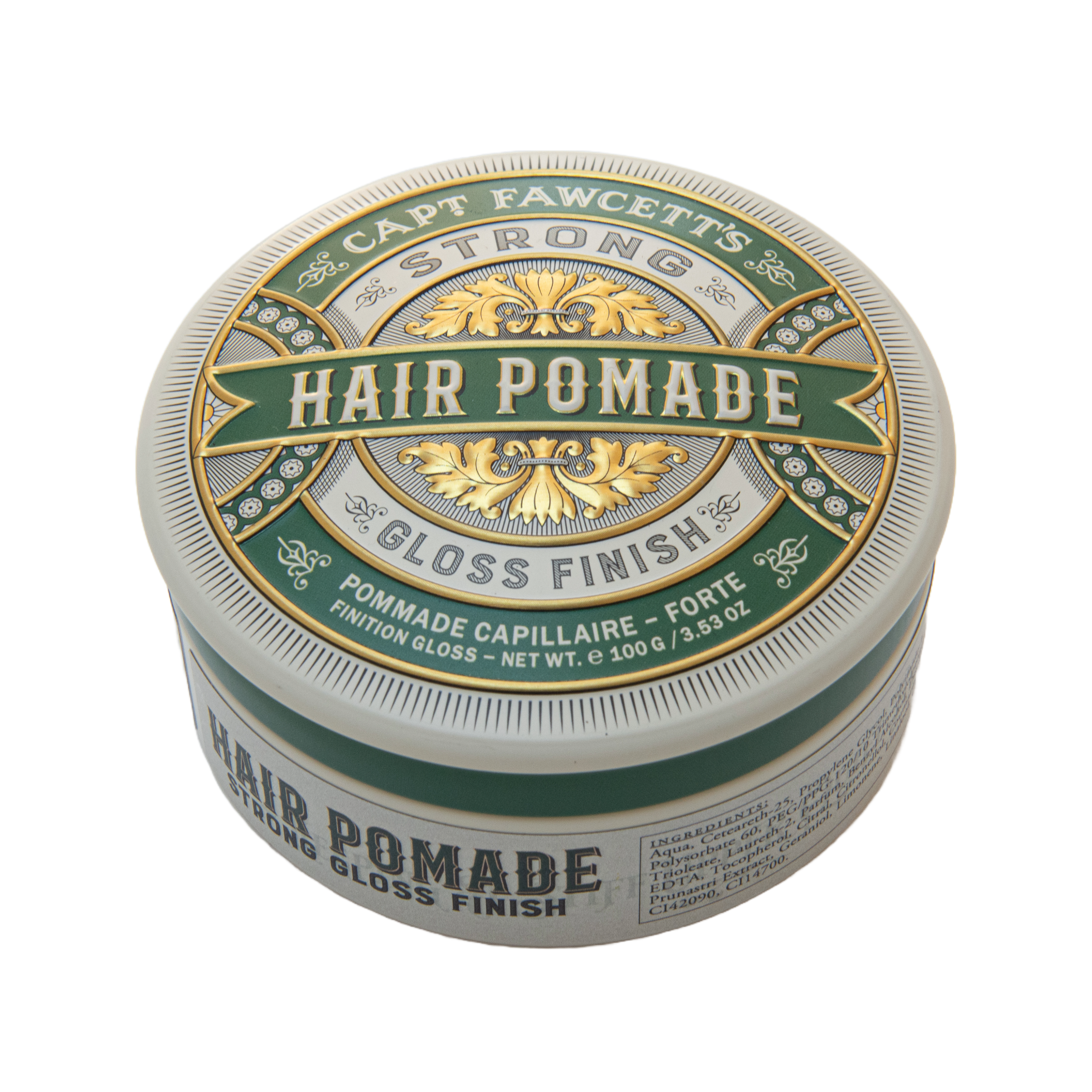Captain Fawcett Strong Hold Pomade (Green) 100g