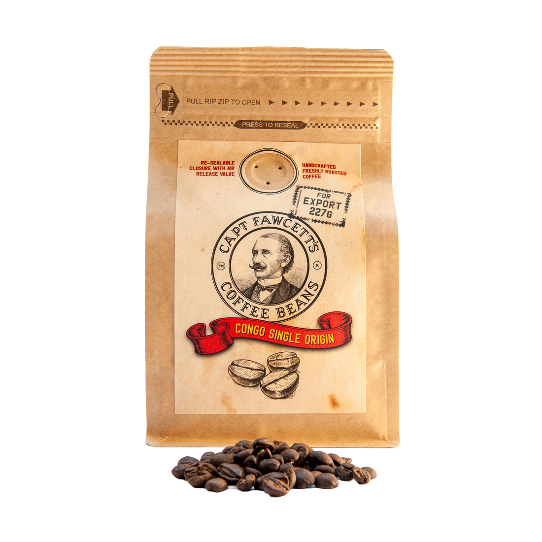 Captain Fawcett Coffee Beans (227gms)