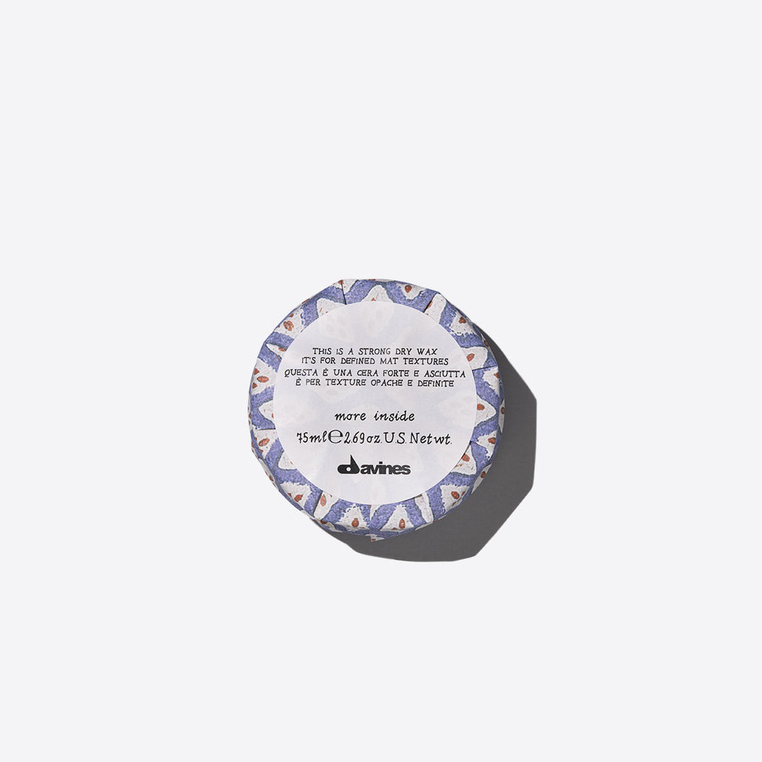 More Inside Strong Dry Wax - Davines Cyprus