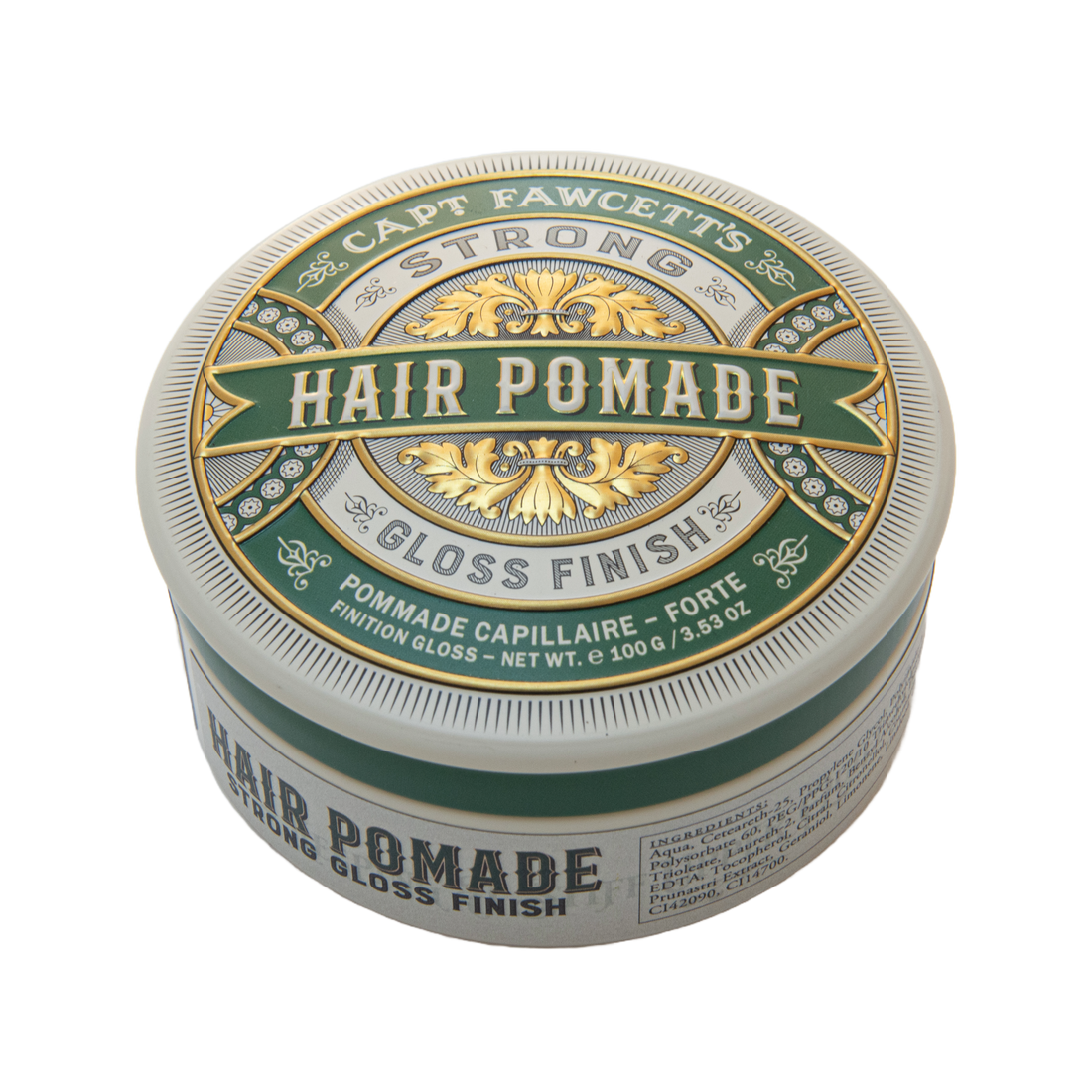 Captain Fawcett Strong Hold Pomade (Green) 100g